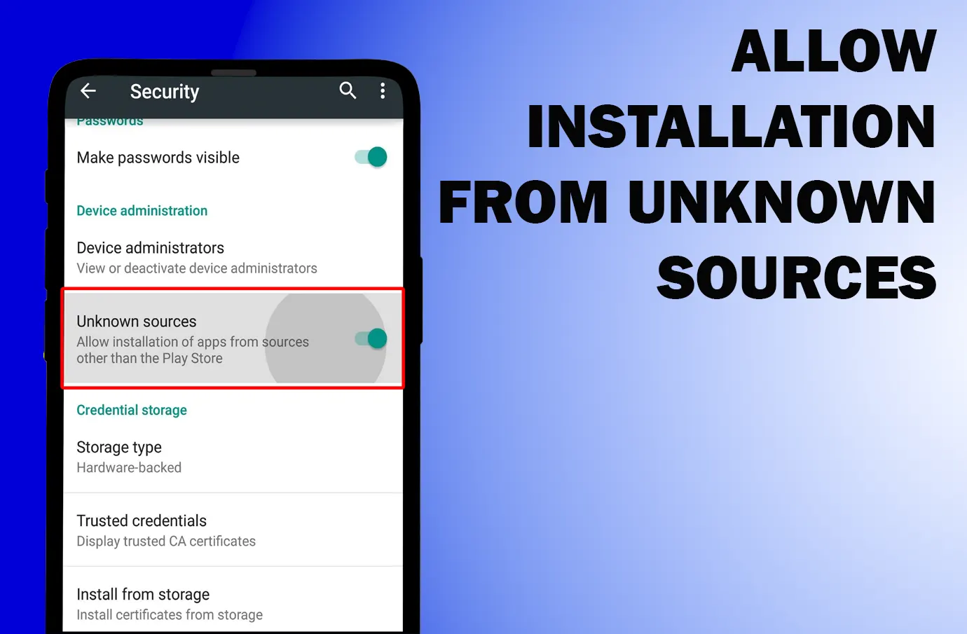 To install the 1xbet app, make sure you have authorized the installation of apps from unknown sources